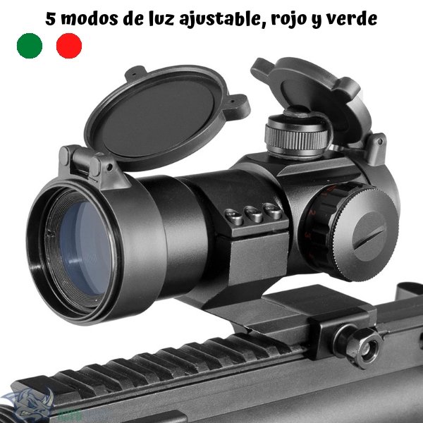Mira óptica táctica para caza, 6-24x50 , visor con 4 retículas, punto rojo/verde,  láser Combo - HOPE ARMY